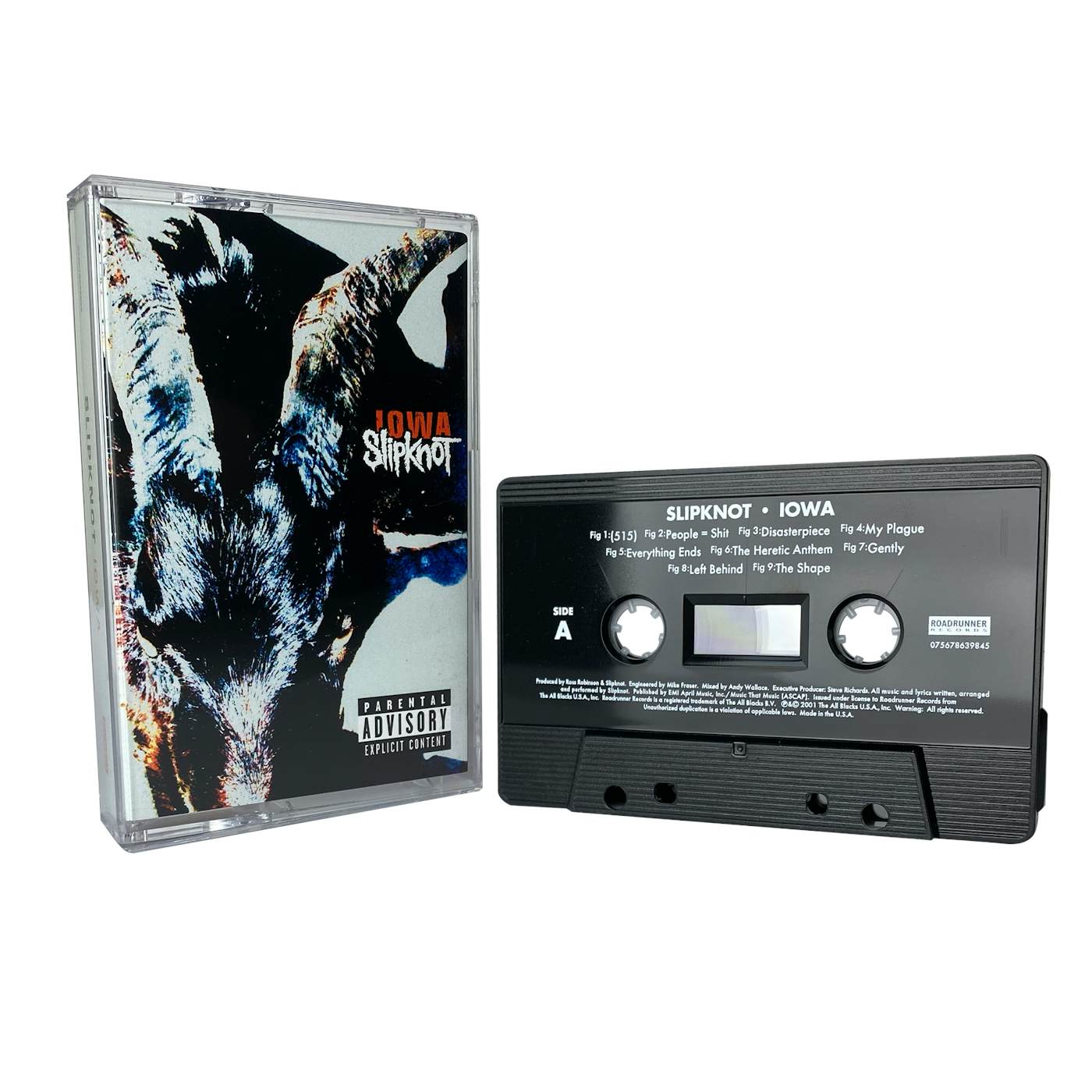 Slipknot Iowa 20th Anniversary Cassette Tape - Black