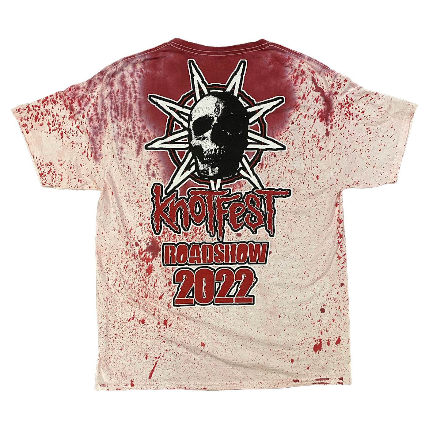 Slipknot Knotfest Leg 2 Star Skull Blood Splatter T-Shirt