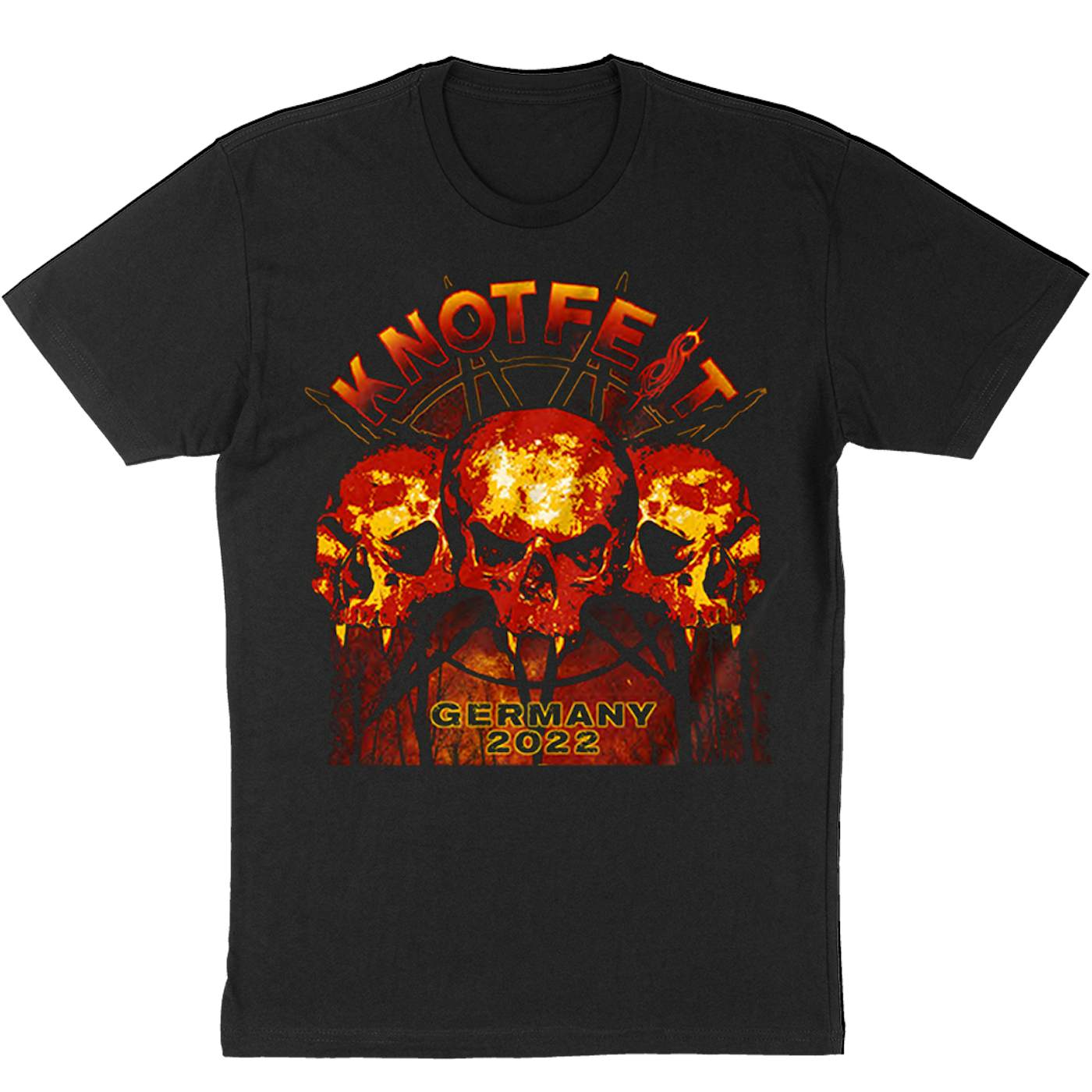 Slipknot Knotfest Germany 3 Skulls T-Shirt