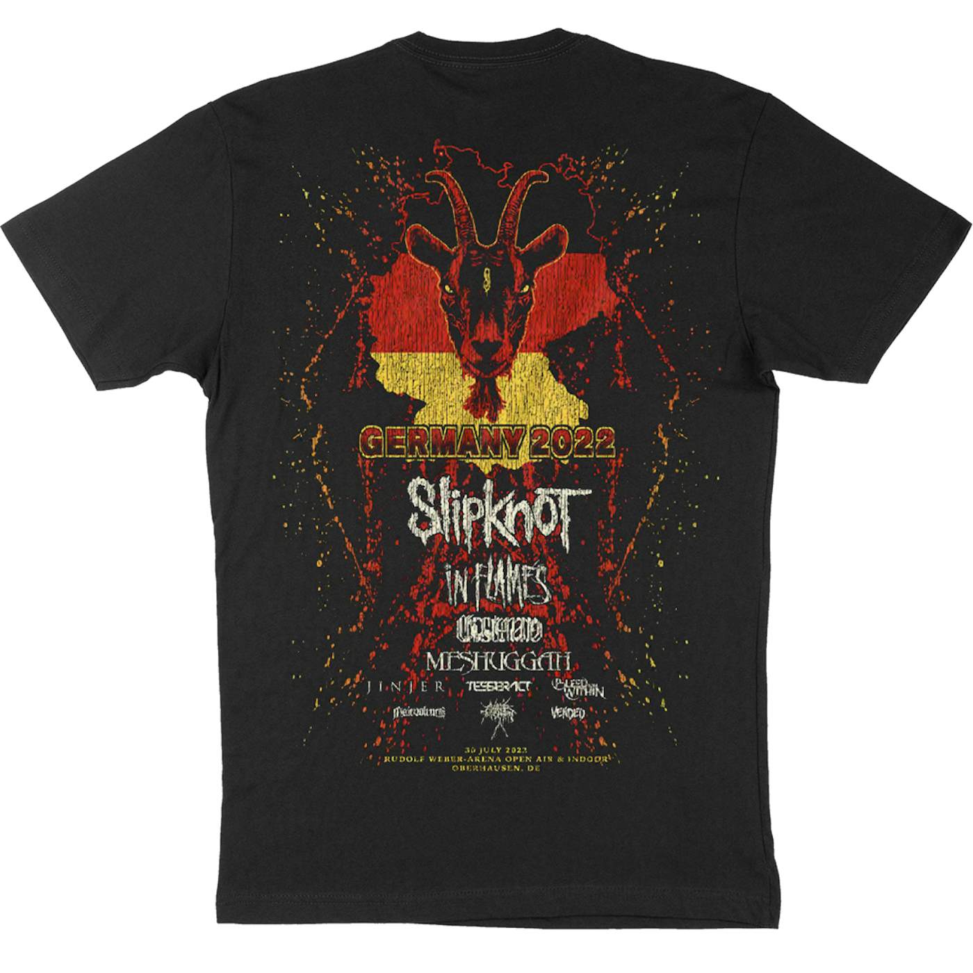 Slipknot Knotfest Germany Goat Head T-Shirt