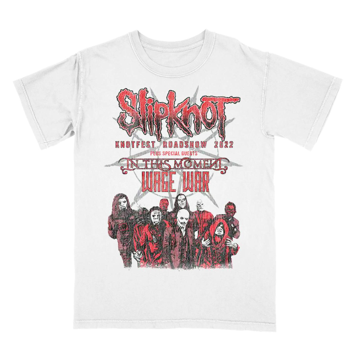 Slipknot Knotfest Leg 1 Tour T-shirt in White