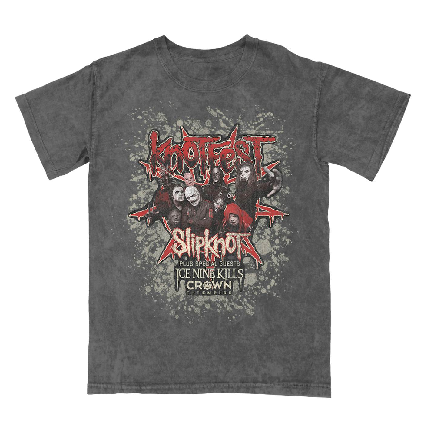Slipknot Knotfest Leg 3 ADMAT Tour Mineral Wash T-Shirt