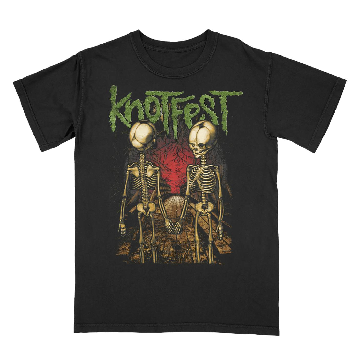 Slipknot Knotfest Leg 3 Skeleton Bridge T-Shirt