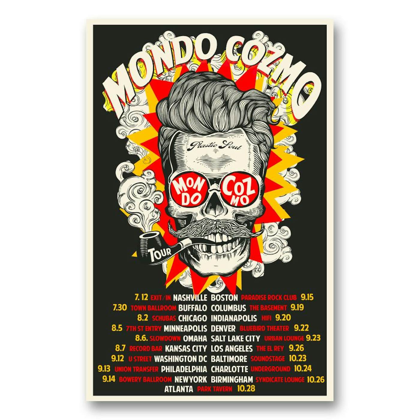Mondo Cozmo 2017 Tour Poster