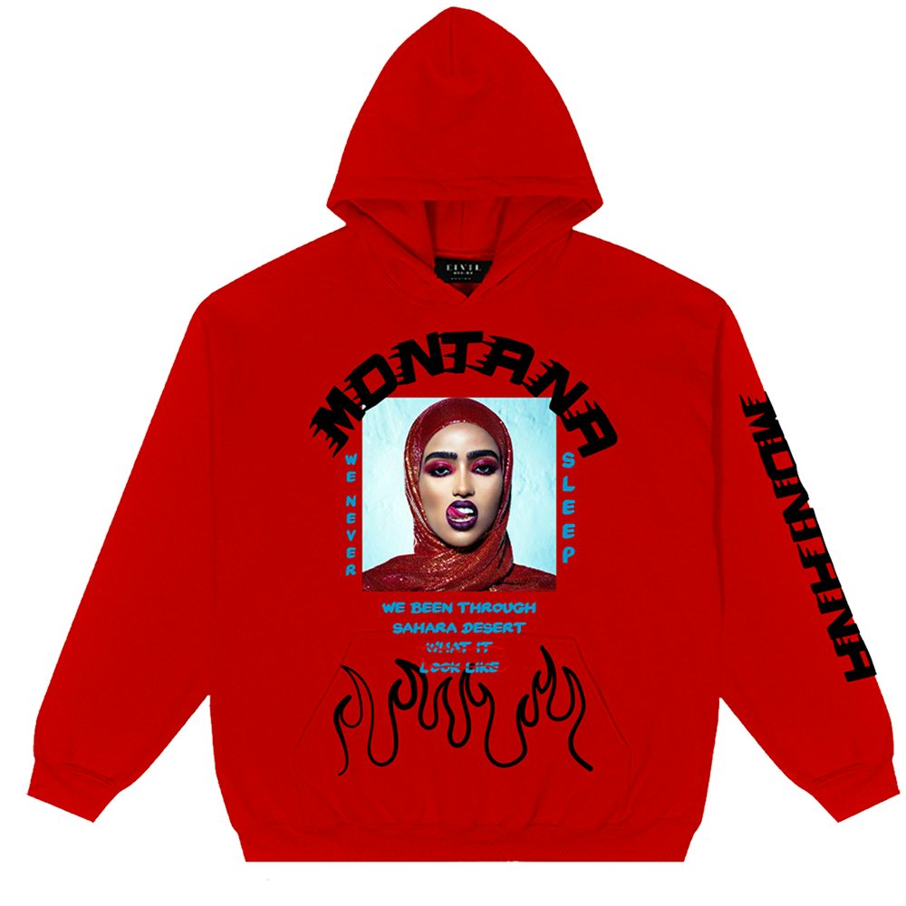 fashion nova red hoodie