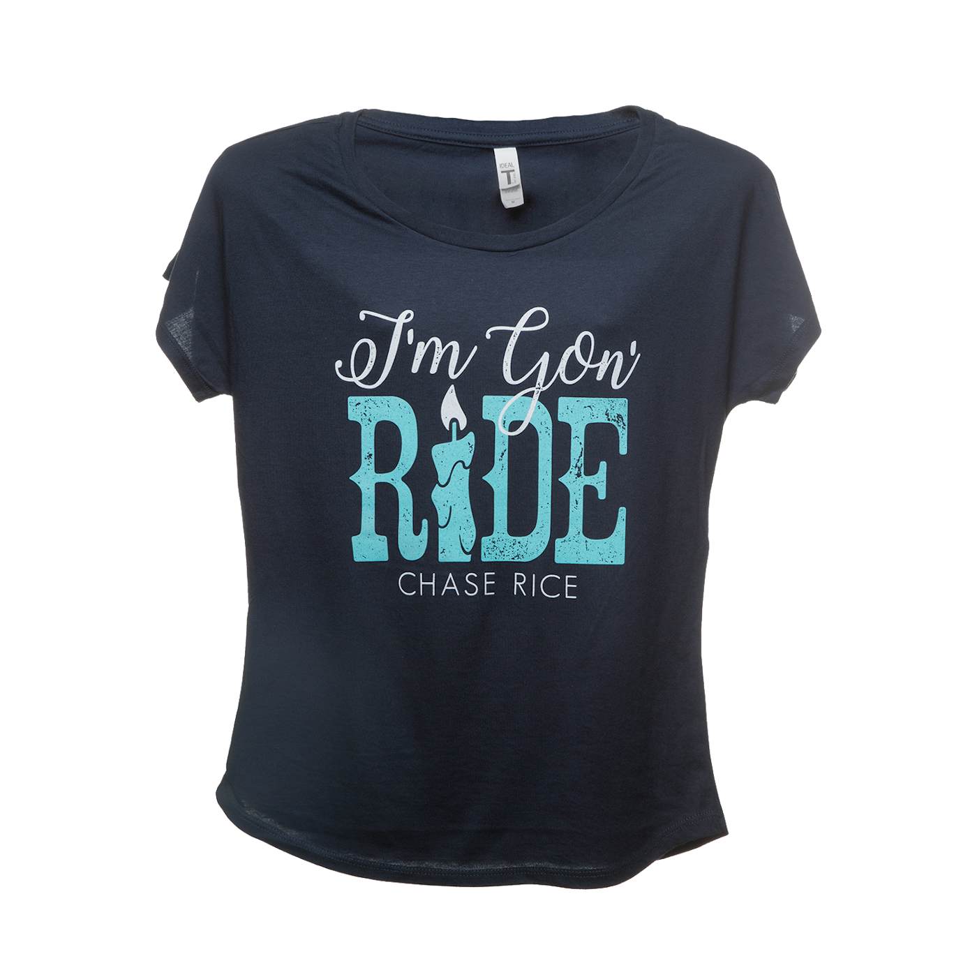 Chase Rice Ladies I'm Gon' Ride Tee - Navy