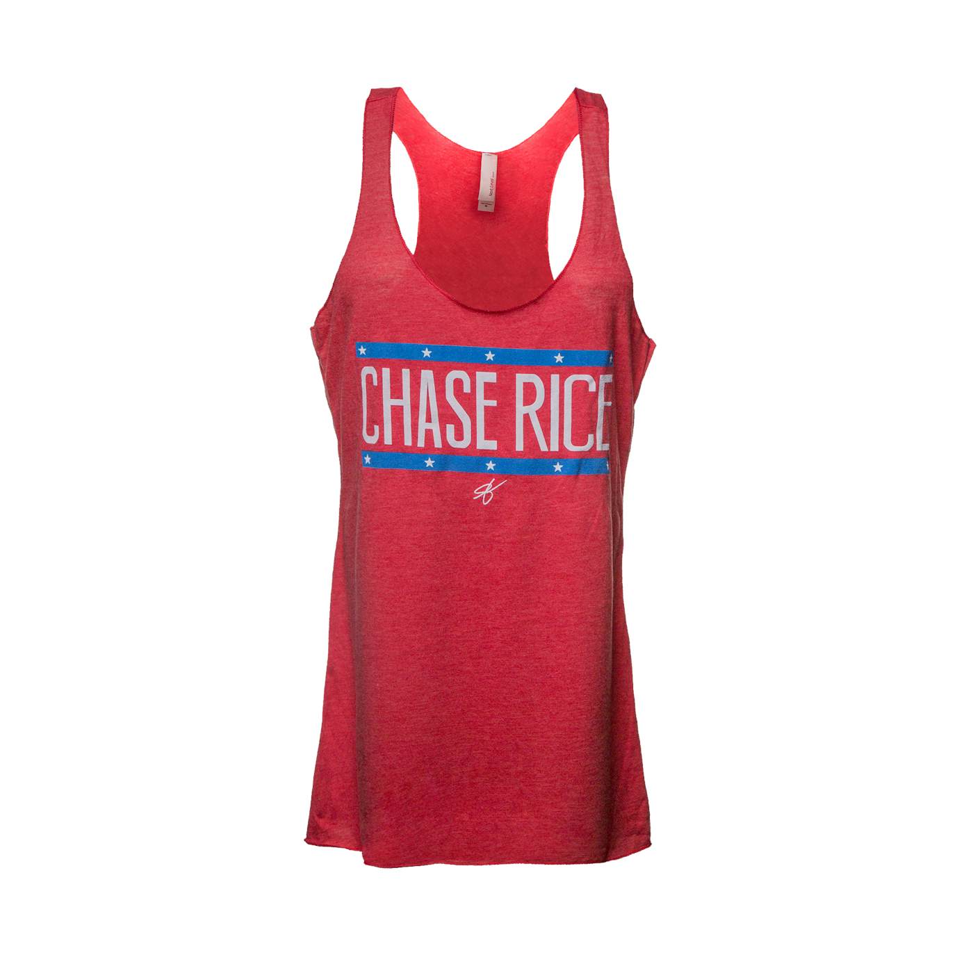 Ladies Chase Rice Flag Racerback Tank