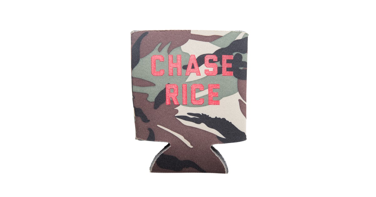 Chase Rice Camo Koozie