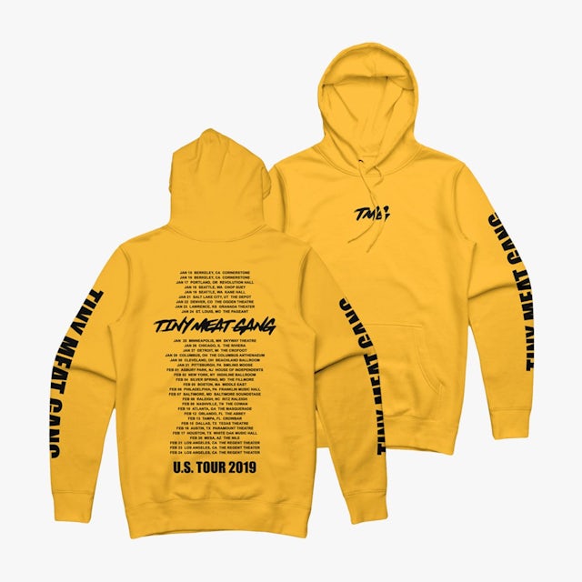 Tiny Meat Gang Yellow Tour Hoodie