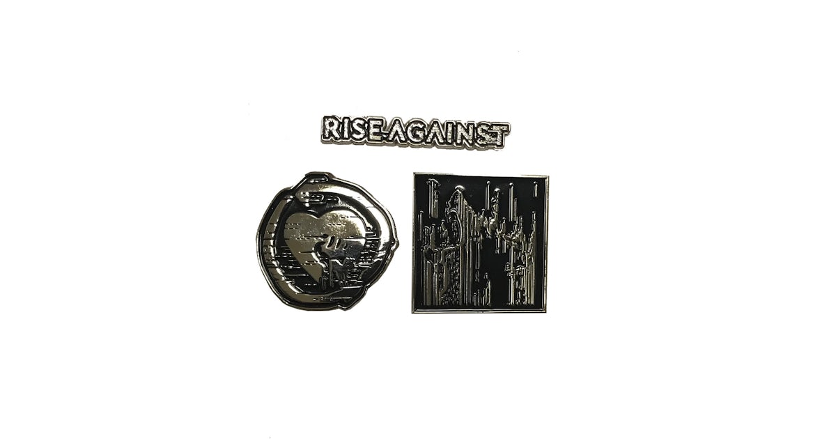 Rise Against RA Enamel Pin Set