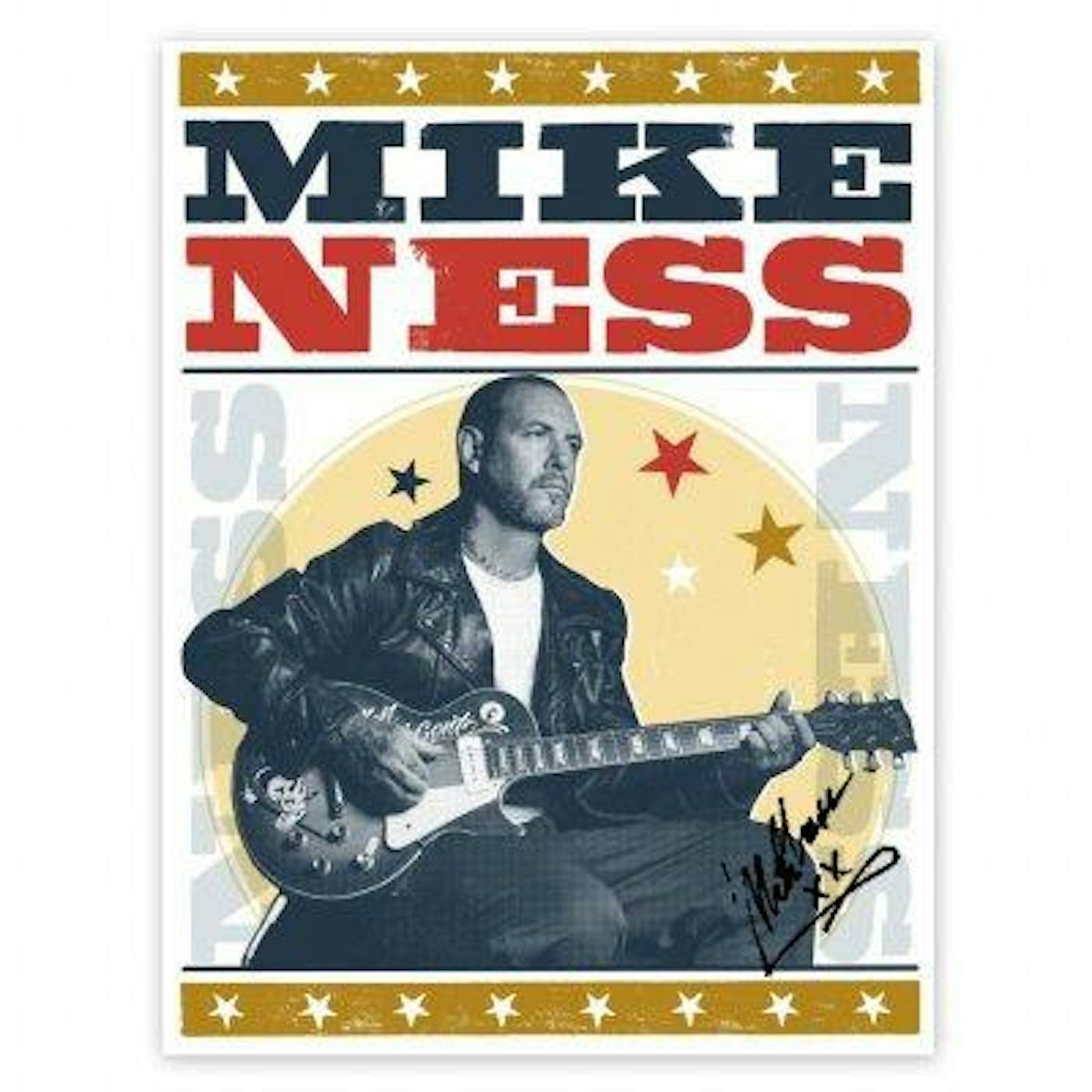 Mike Ness Stars Screen Print (Signed)