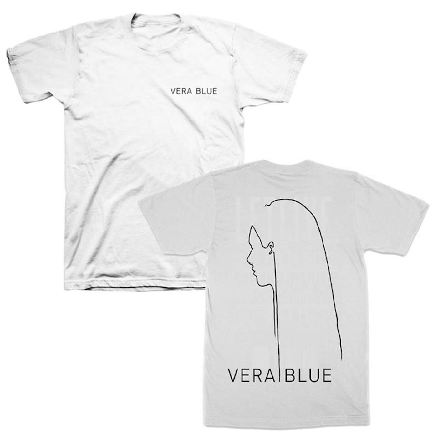Vera Blue Figure T-shirt (White)