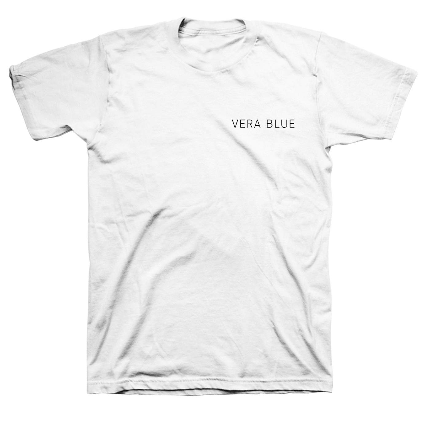 Vera Blue Abstract T-shirt (White)