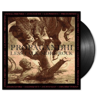 Propagandhi Less Talk, More Rock LP (Black) (Vinyl)