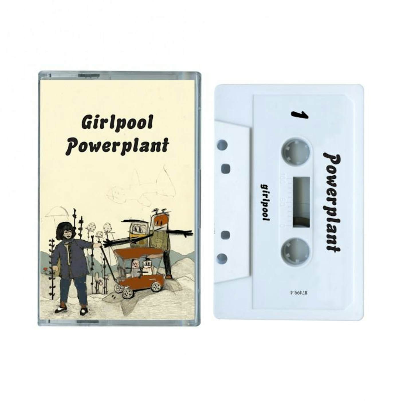 Girlpool Powerplant Cassette (White)
