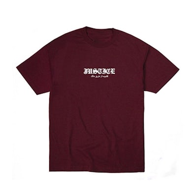 Justice For The Damned Persian Tee (Maroon)