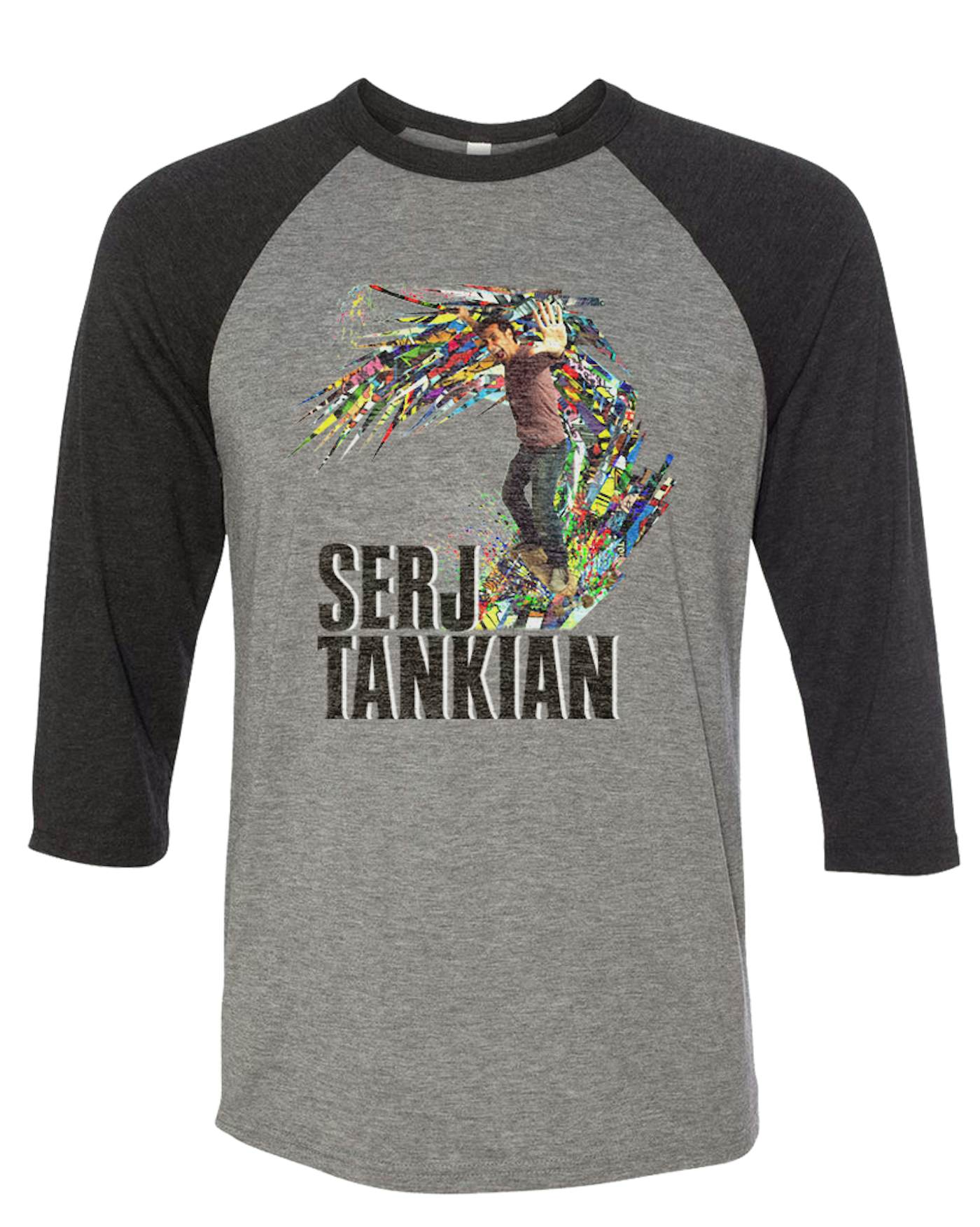Serj Tankian Women's | Waverider | 3/4 Sleeve Baseball Tee $29.99