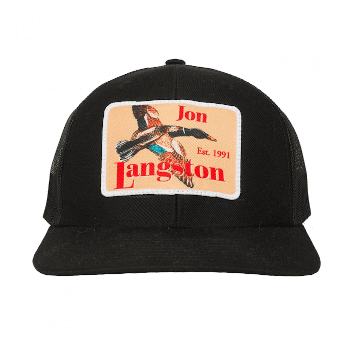 Jon Langston Black Patch Hat