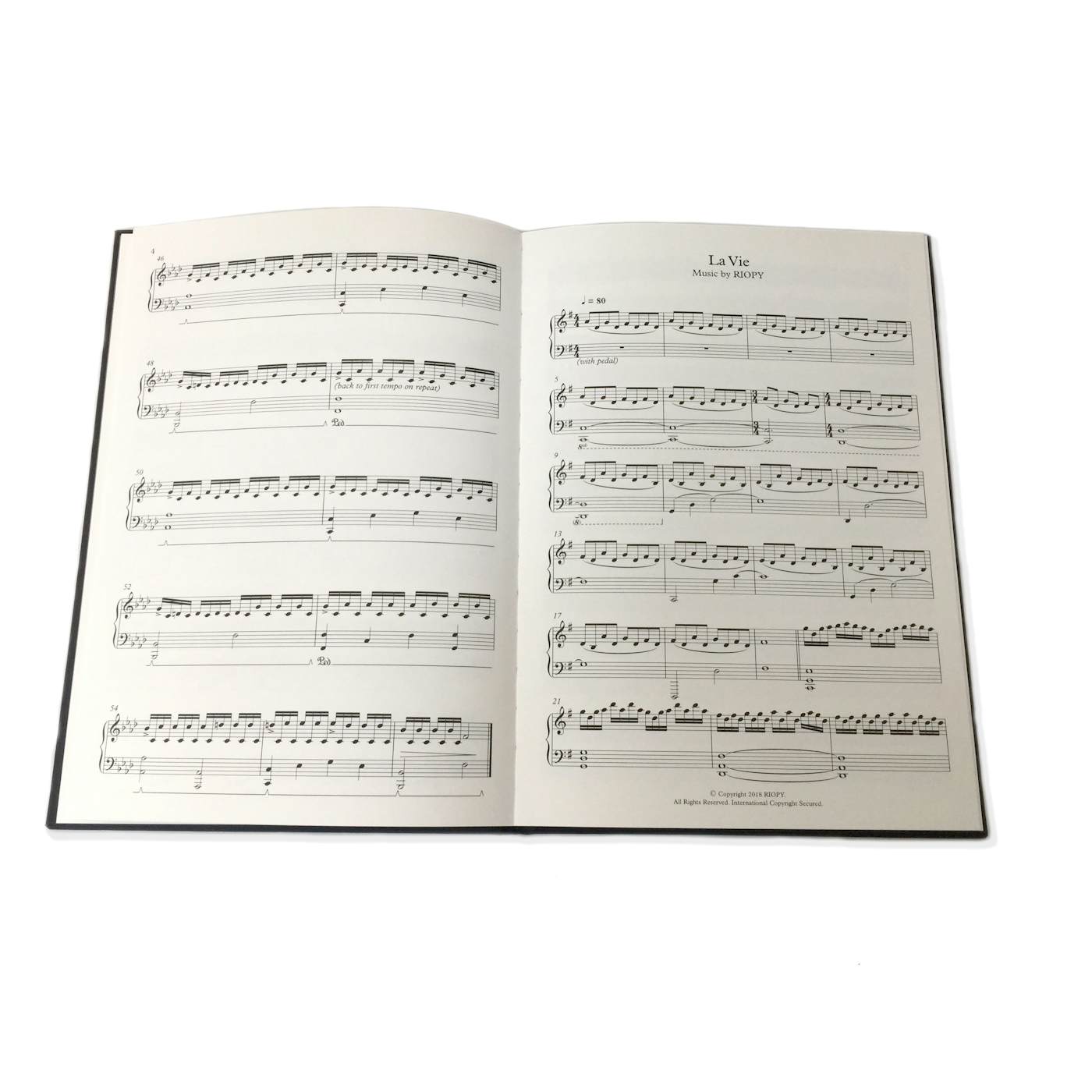 RIOPY Sheet Music Book