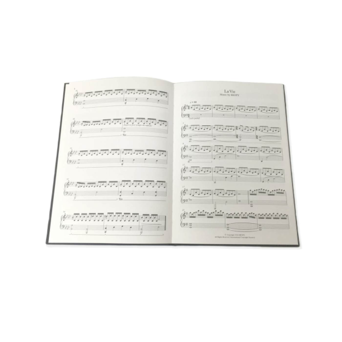 RIOPY Sheet Music Book