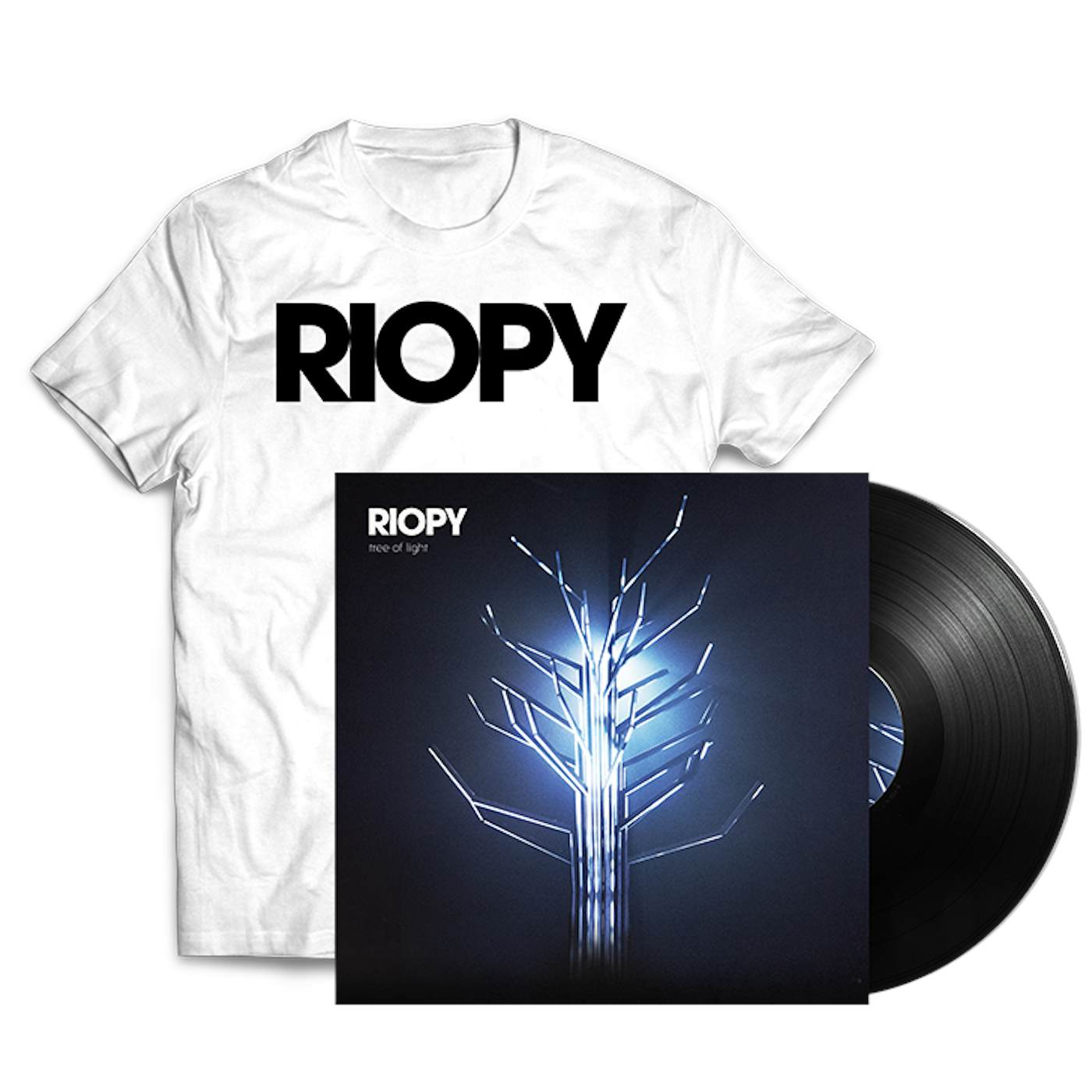 RIOPY Tree of Light Vinyl & T-shirt Bundle