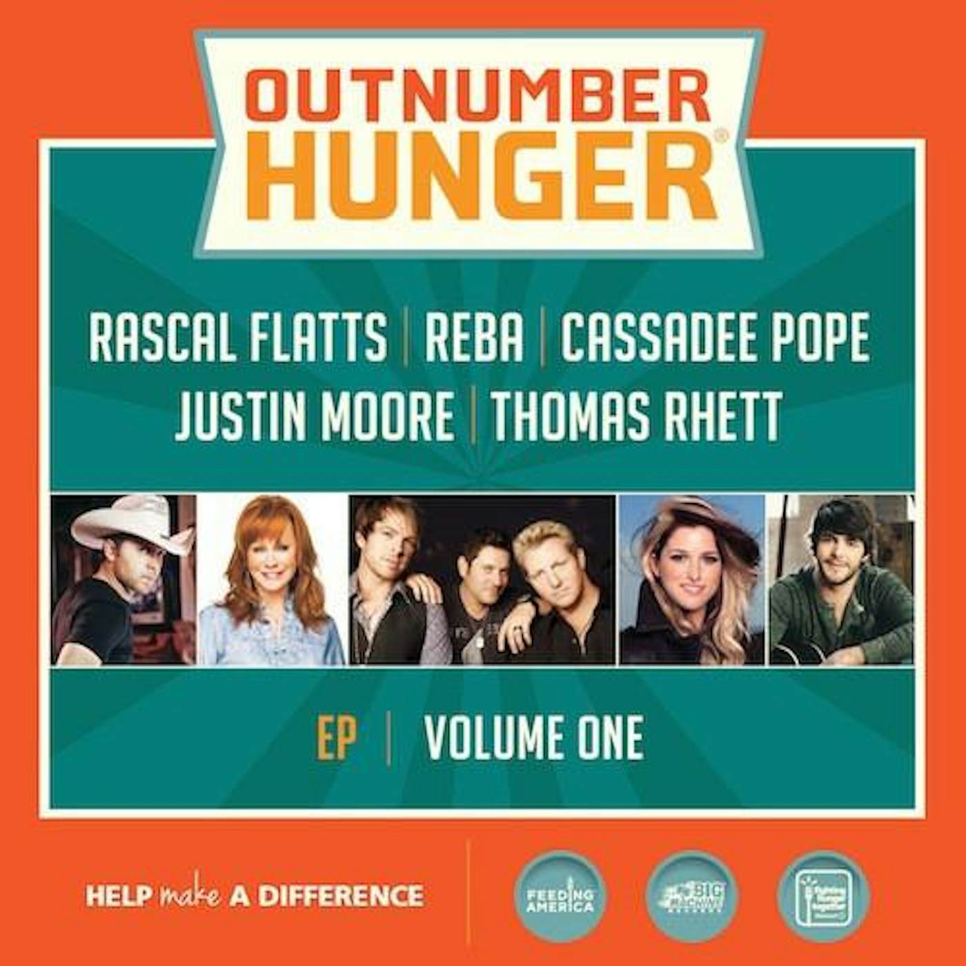 Cassadee Pope Various Artists - Outnumber Hunger, Volume 1 - EP (Vinyl)