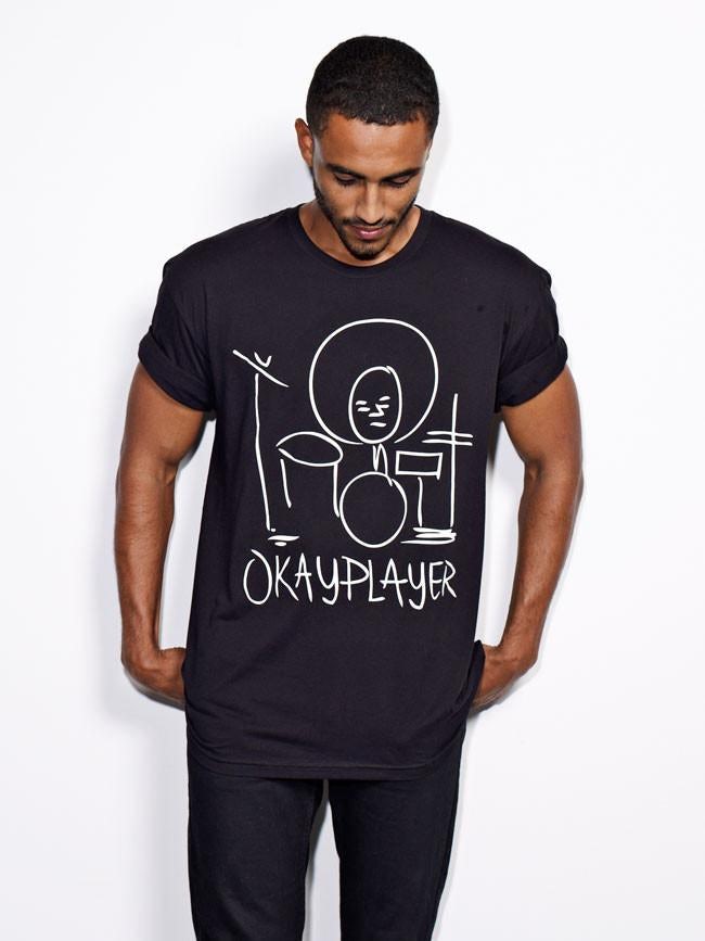 OKAYPLAYER Questlove Fancy Signature T-Shirt