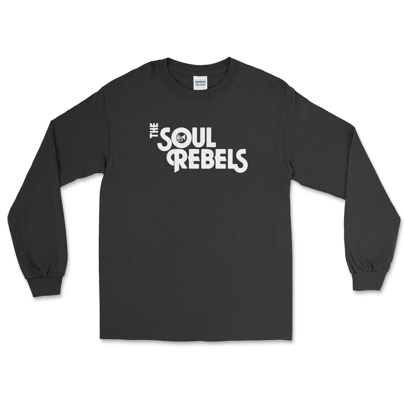 Soul Rebels Unisex Long Sleeve Logo Tee - Black
