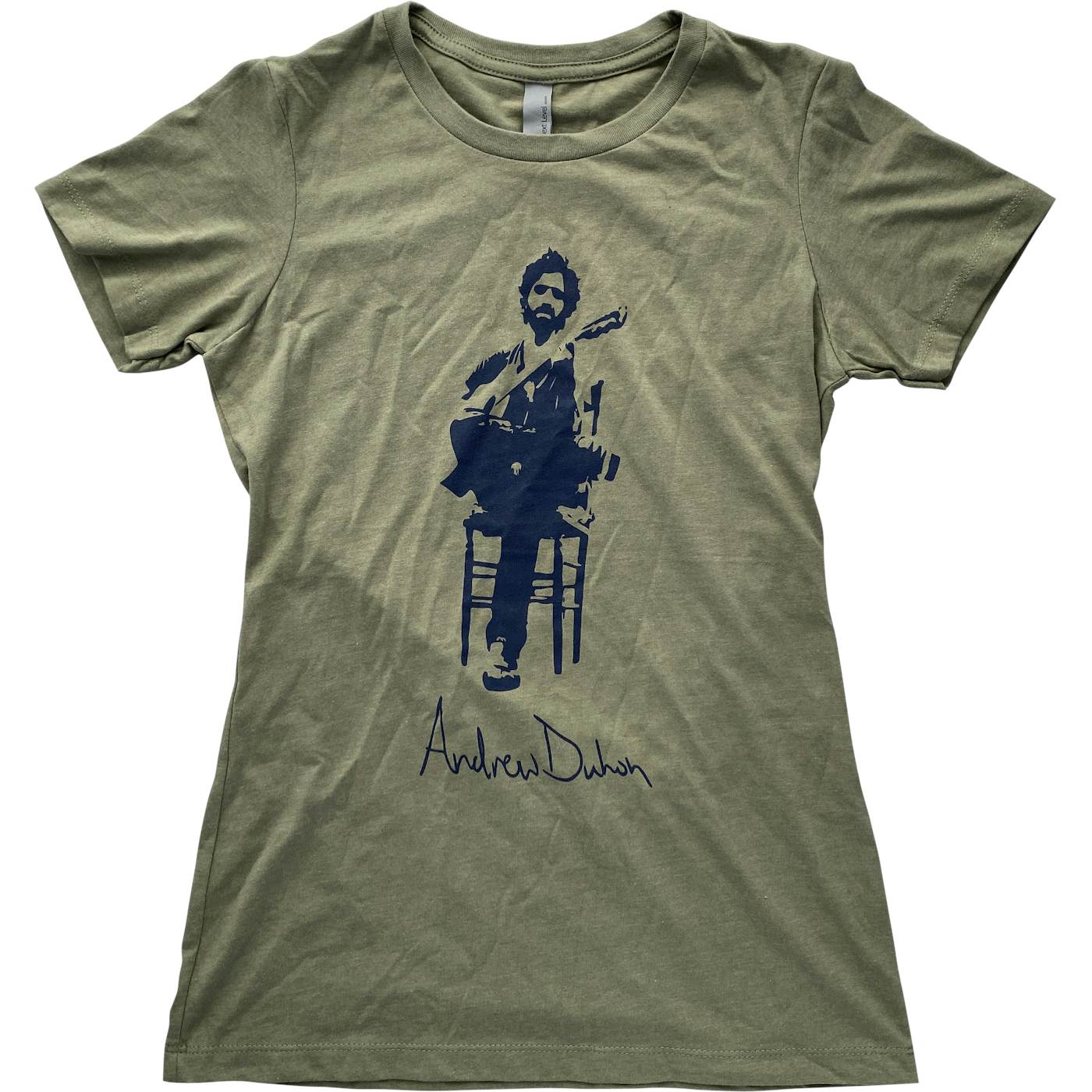 Andrew Duhon Ladies Silhouette Shirt- Olive Green