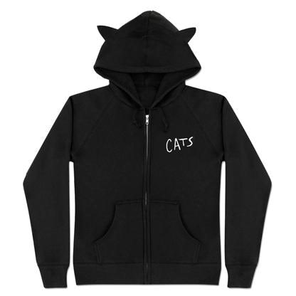 cat zip hoodie