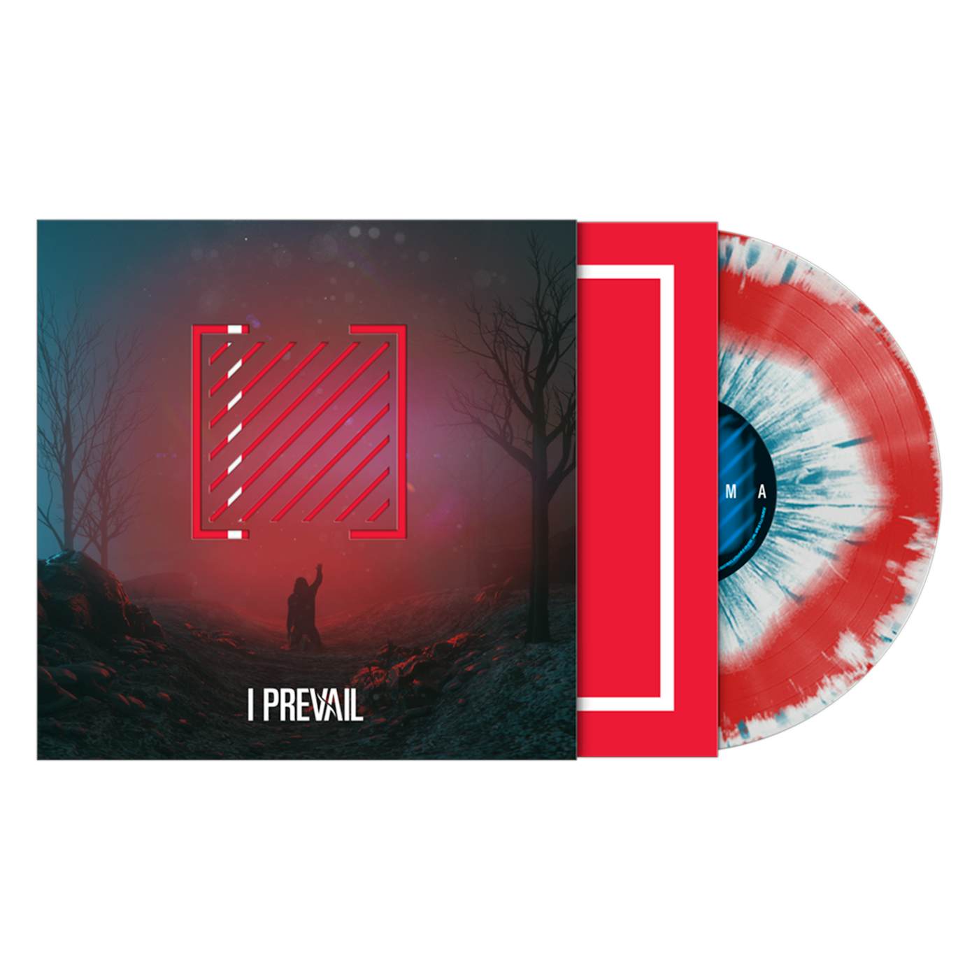 I Prevail Trauma LP - White/Red/Blue (Vinyl)