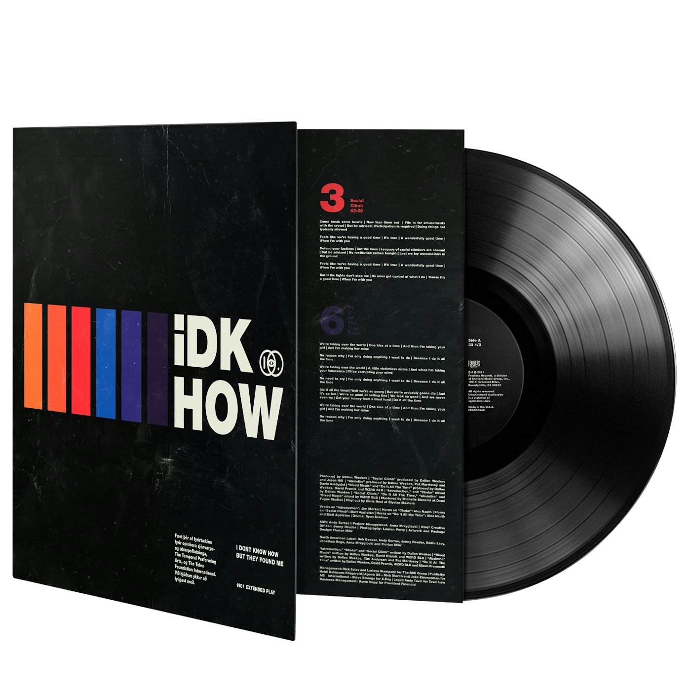 I DONT KNOW HOW BUT THEY FOUND ME 1981 Extended Play LP (Vinyl)
