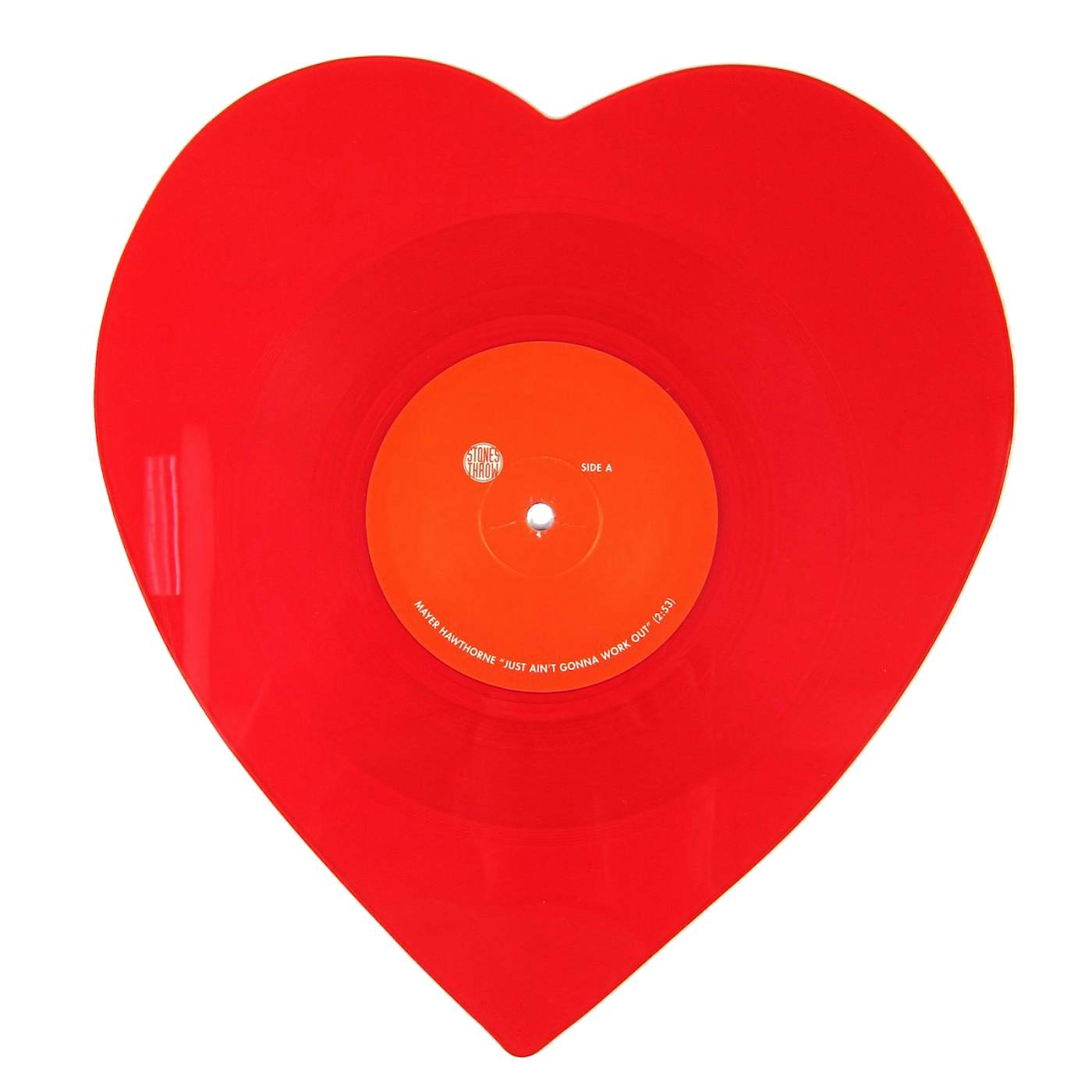 Mayer Hawthorne Just Ain't Gonna Work Out 10" Heart Shaped Vinyl