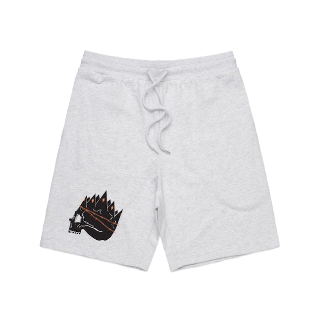 Download Destroy Rebuild Until God Shows Skull Logo Sweat Shorts