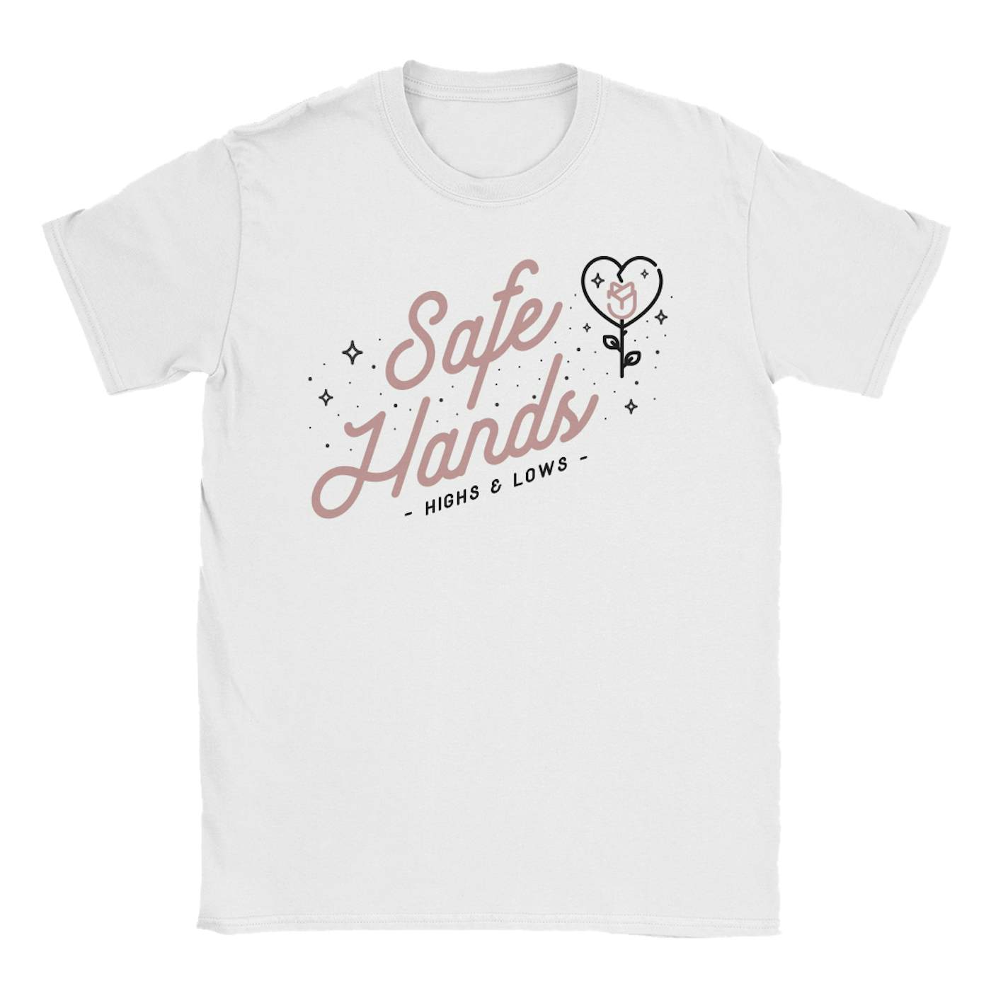 Safe Hands - "Flower Heart" Shirt (Pre-Order)