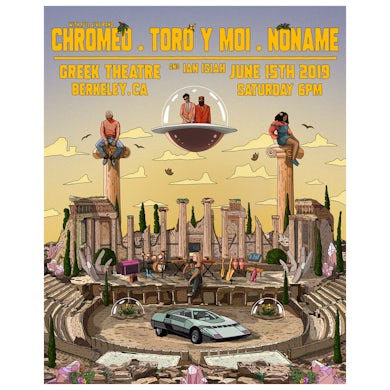 Chromeo Berkeley Greek Theatre 2019 Poster