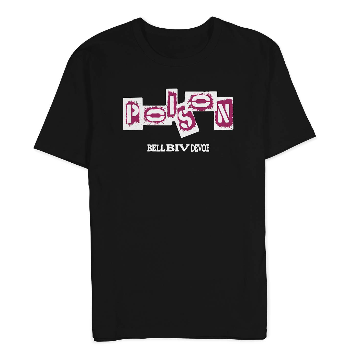 Bell Biv DeVoe Poison Logo T-Shirt in Black