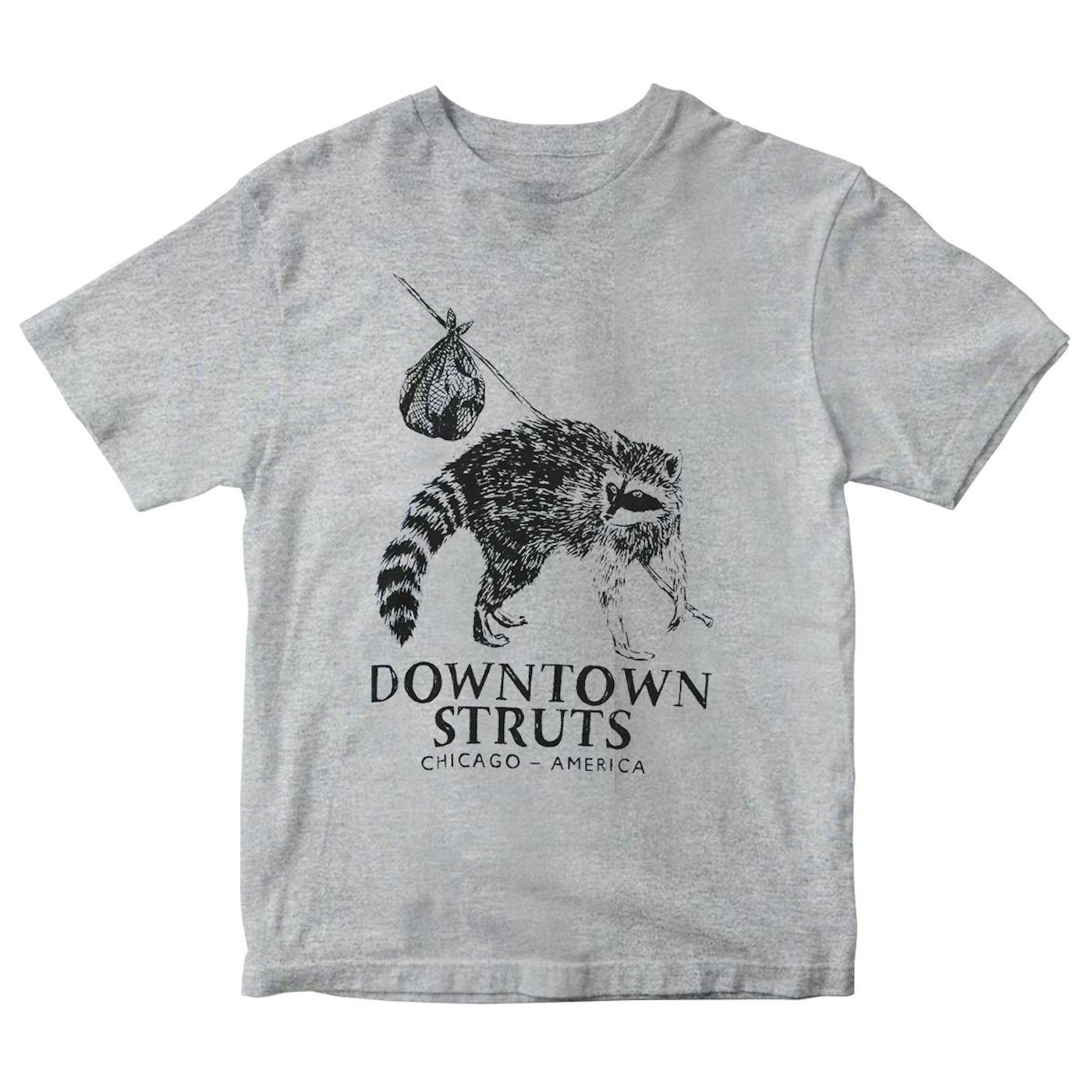 Downtown Struts - Raccoon - White - T-Shirt