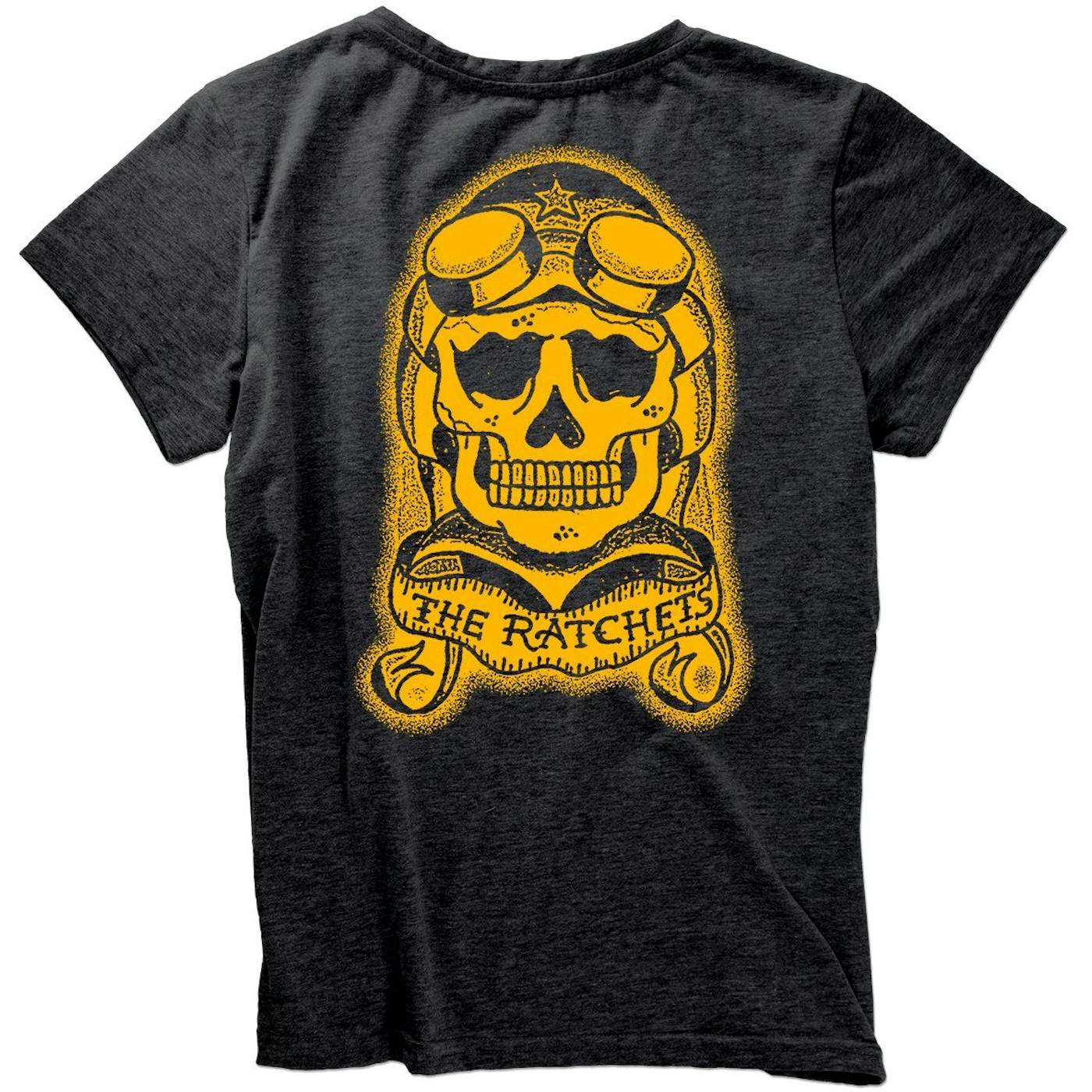 The Ratchets - Skull Logo - V-Neck - T-shirt - Fitted