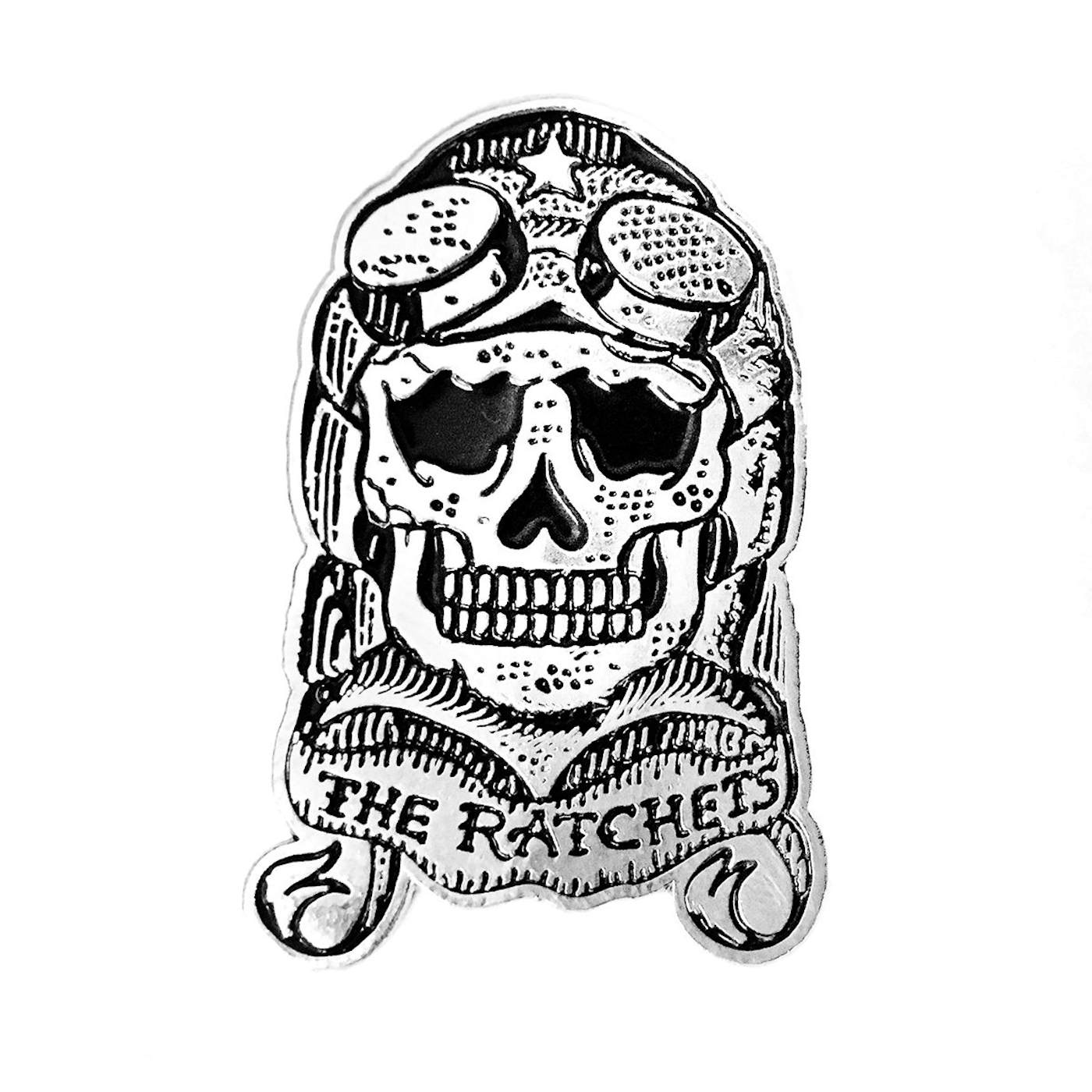 The Ratchets - Skull Logo - 1.5" Enamel Pin