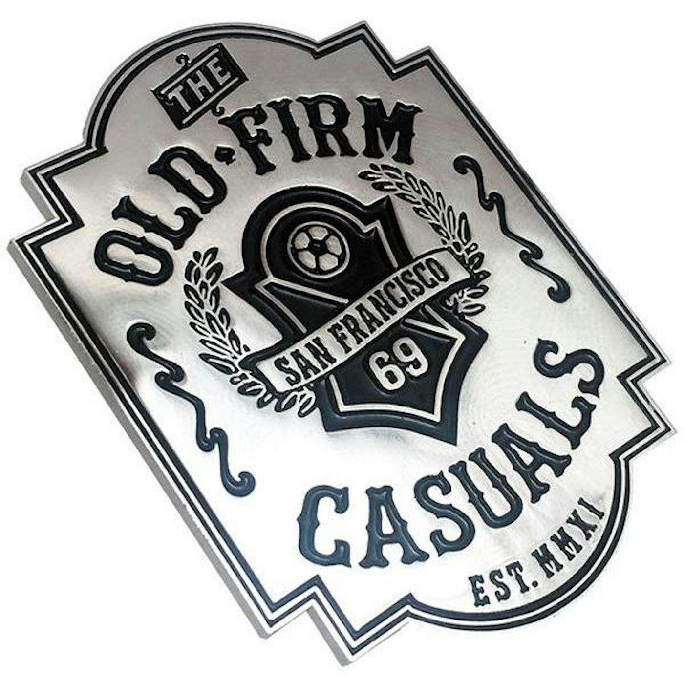 The Old Firm Casuals - Soccer Crest - 2" Enamel Pin