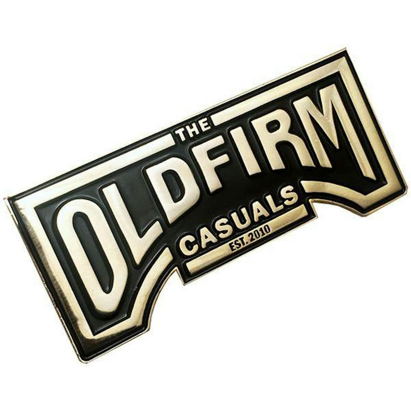 The Old Firm Casuals - Logo - Gold - 2" Enamel Pin