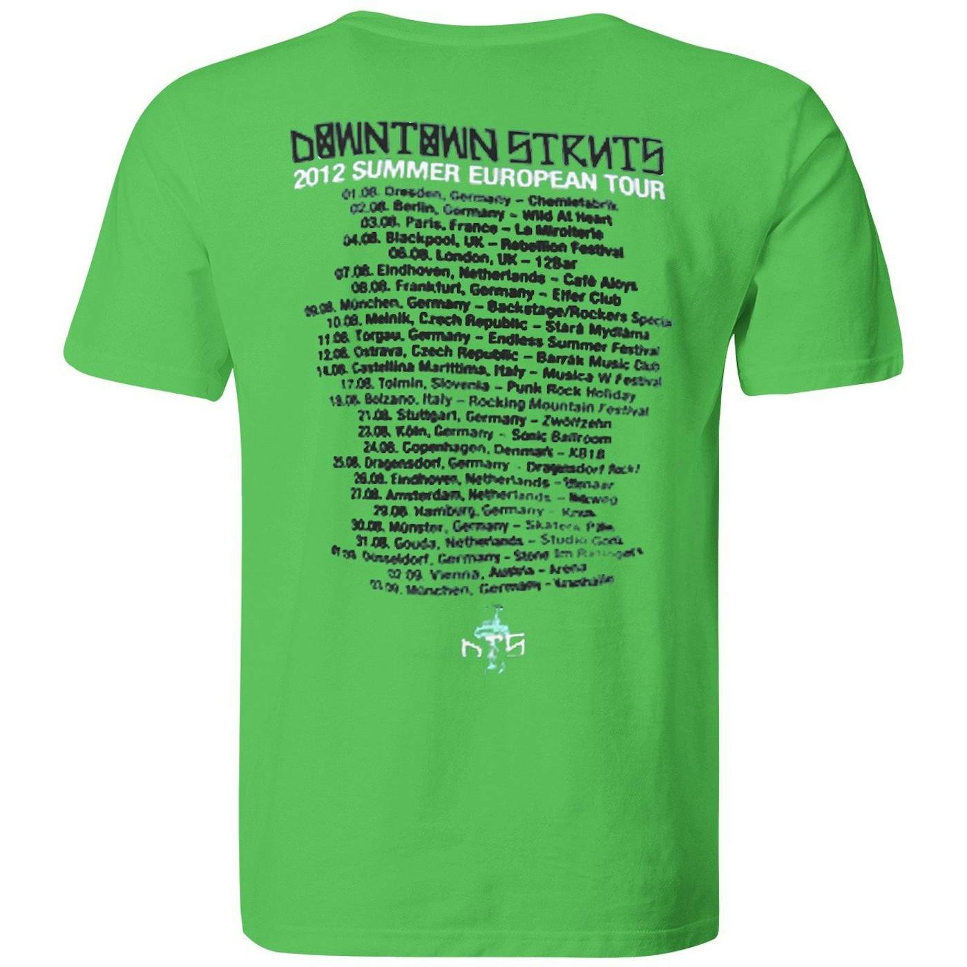 Downtown Struts - Victoria Tour - Green - T-Shirt