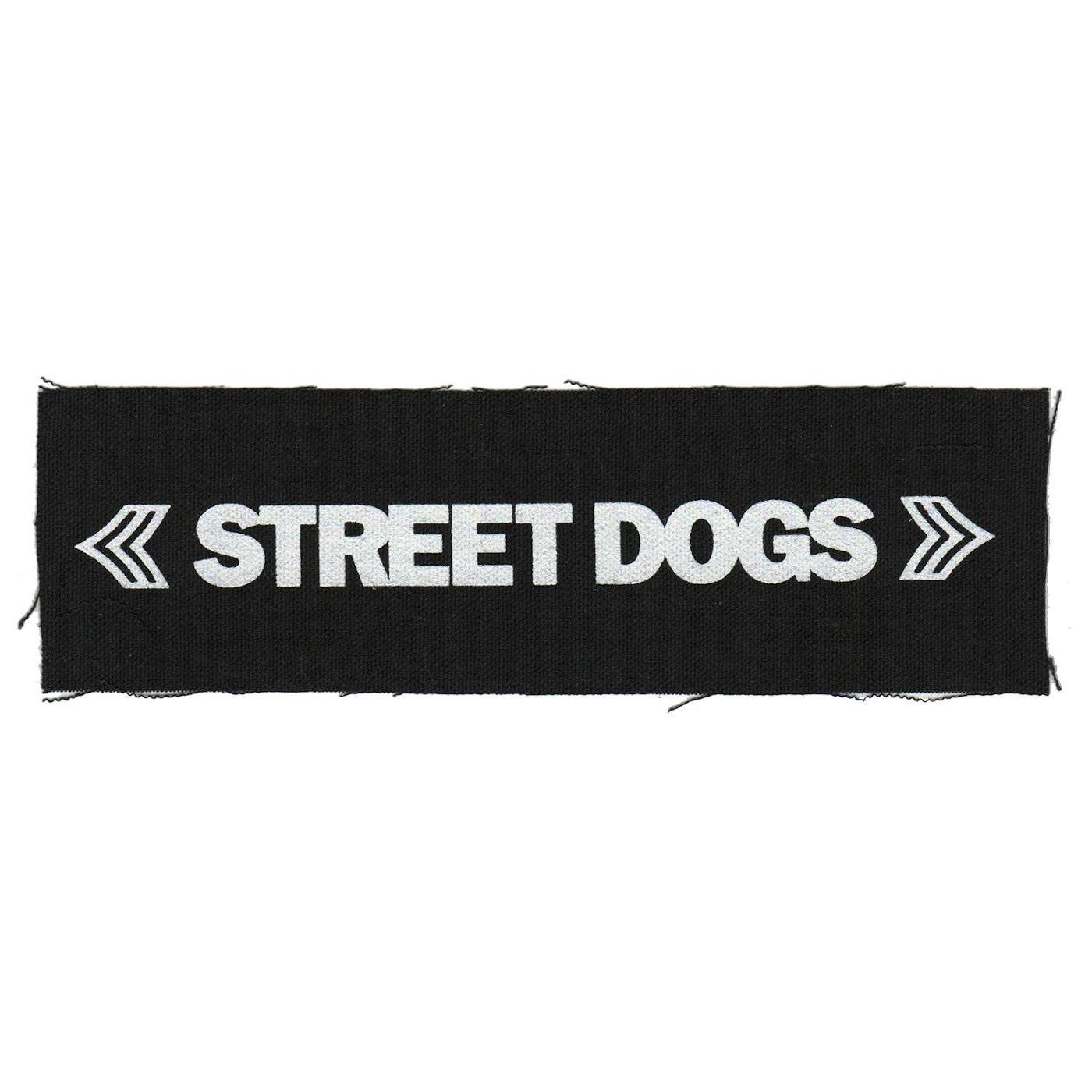 Street Dogs - Text Logo - Black - Patch - Cloth - Screenprinted - 8" x 3"