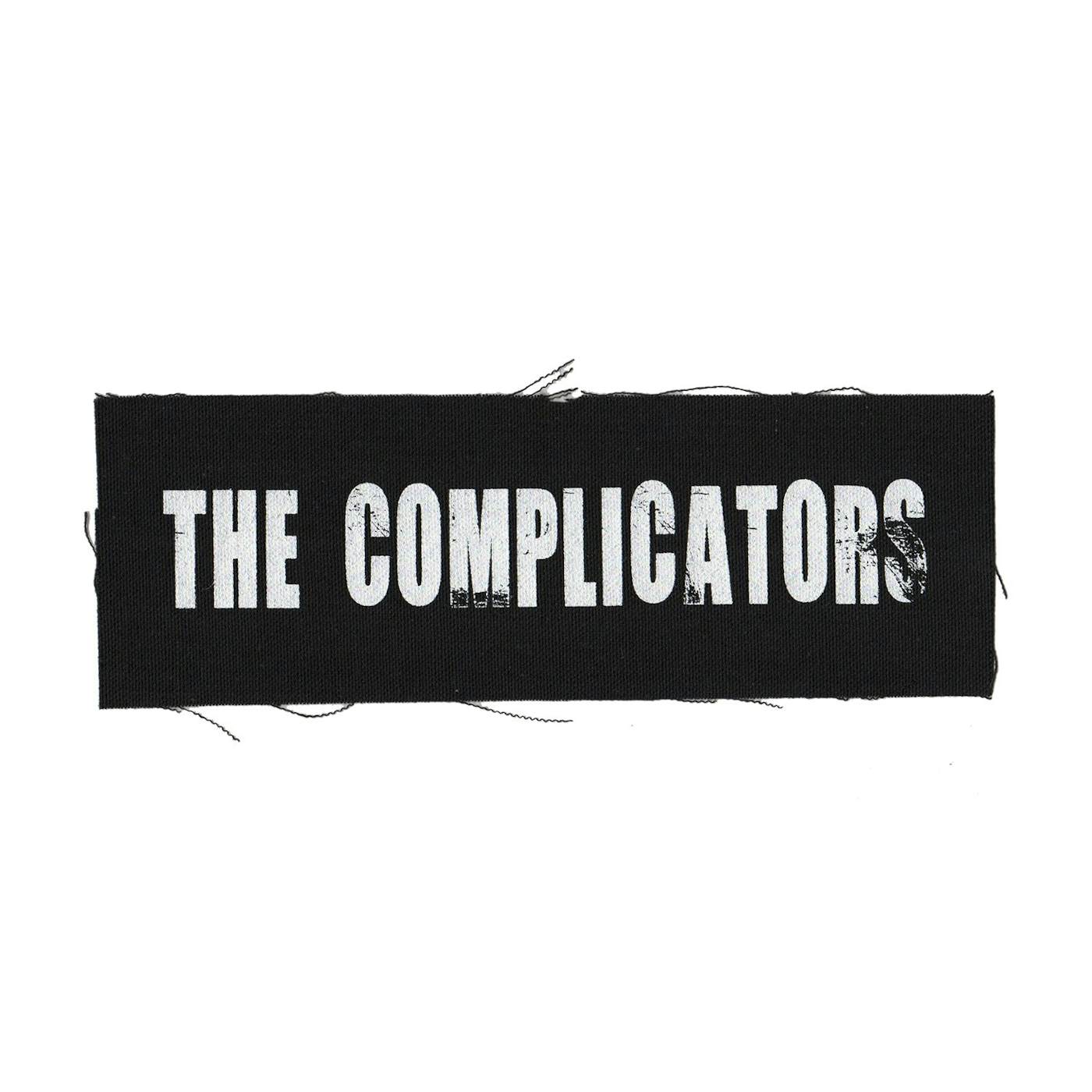 The Complicators - Text Logo - Black - Patch - Cloth - Screenprinted - 8" x 3"