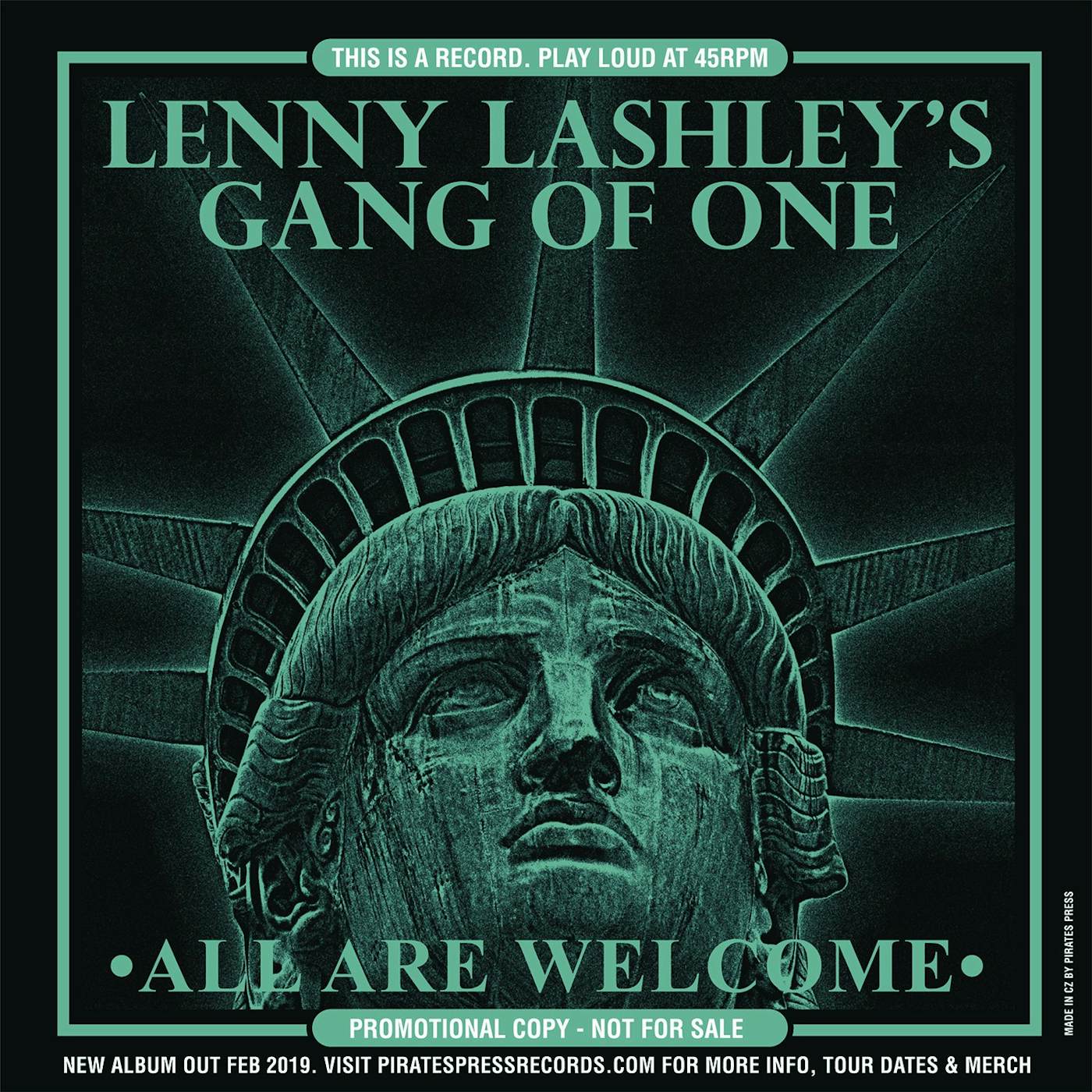Lenny Lashley's Gang Of One - All Are Welcome Flexi