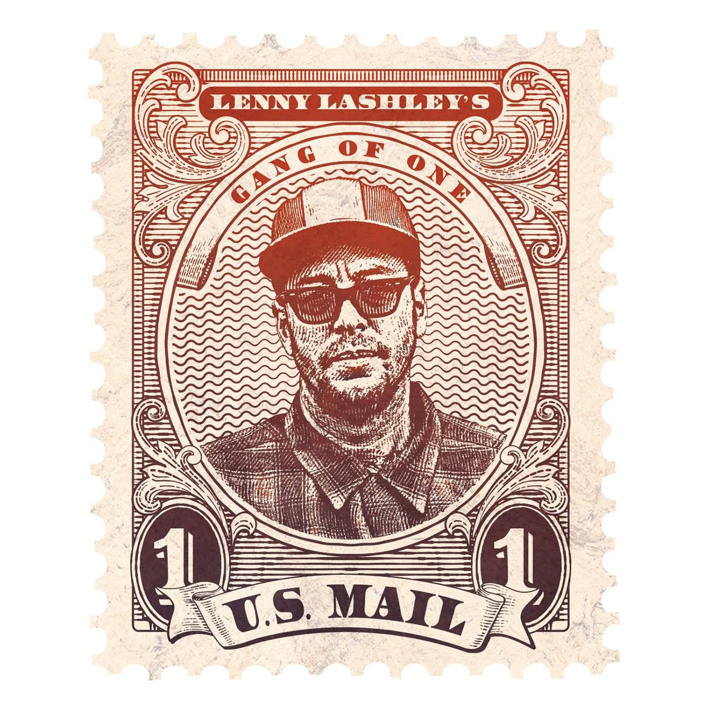 Lenny Lashley's Gang Of One - U.S. Mail Jumbo Flexi Postcard