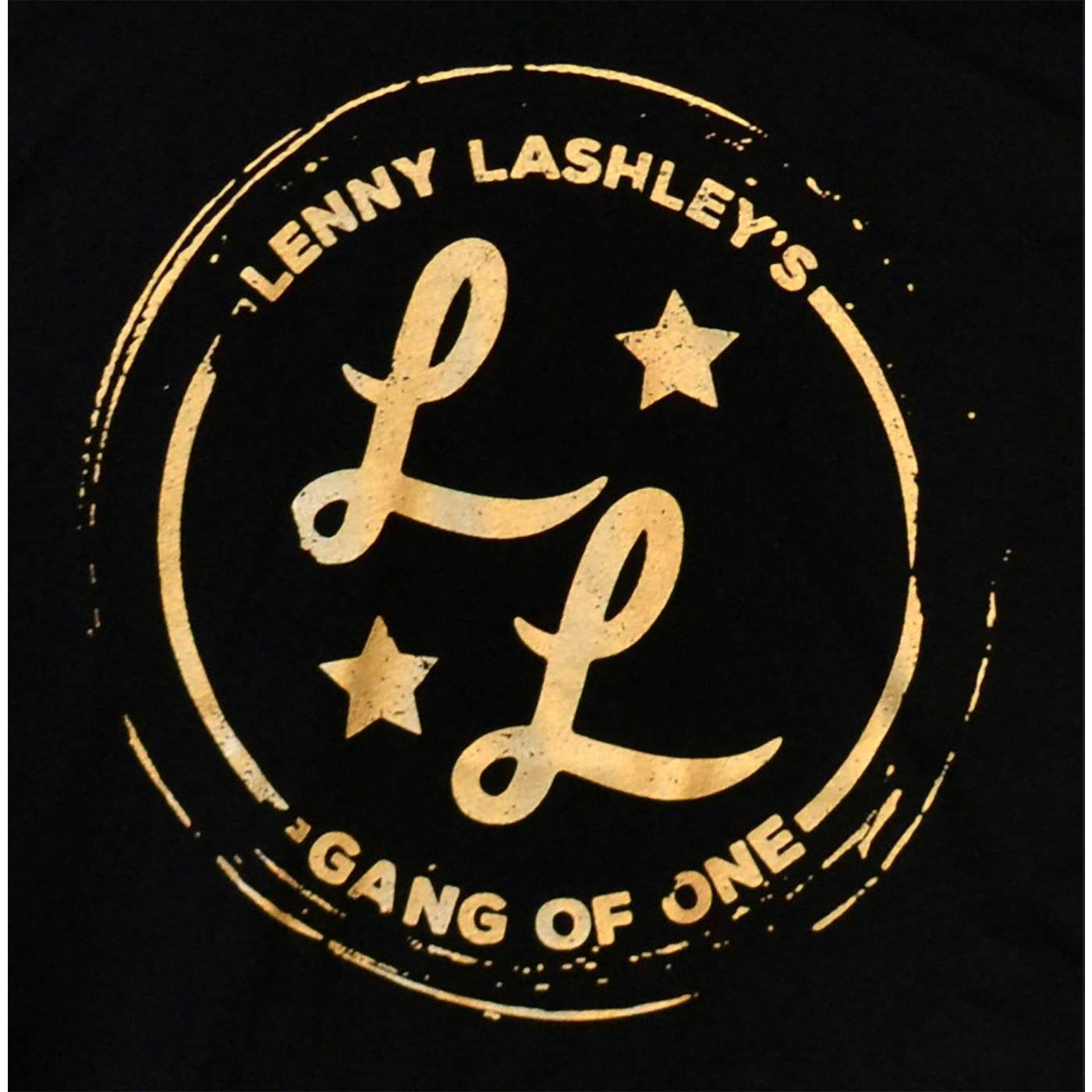 Lenny Lashley's Gang of One Lenny Lashley Gang of One - Logo - Black - T-Shirt