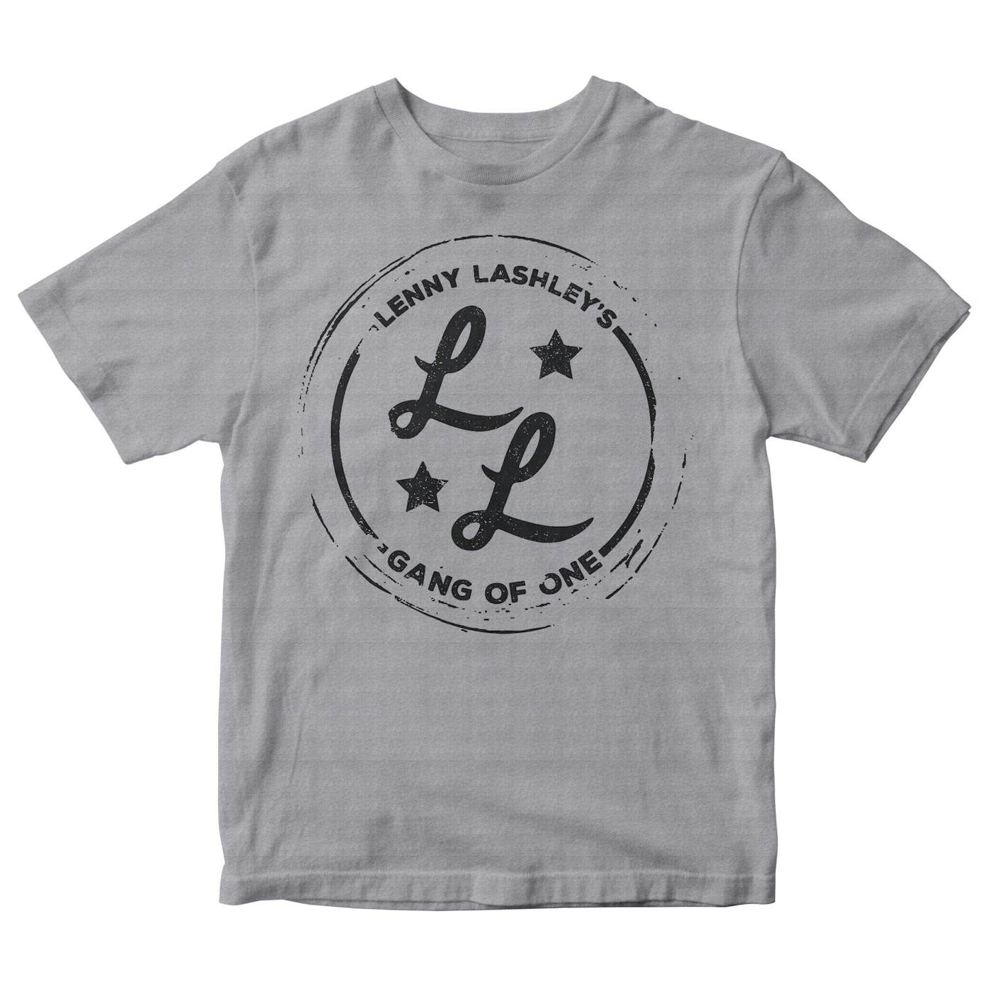 Lenny Lashley's Gang of One Lenny Lashley Gang of One - Logo - Grey - T-Shirt