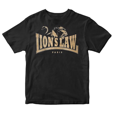 Lion's Law - Paris Logo - Black - T-Shirt